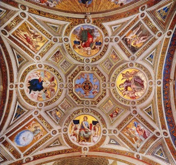 ラファエル Painting - Stanza Della Segnatura 詳細14 ルネサンスの巨匠ラファエロ